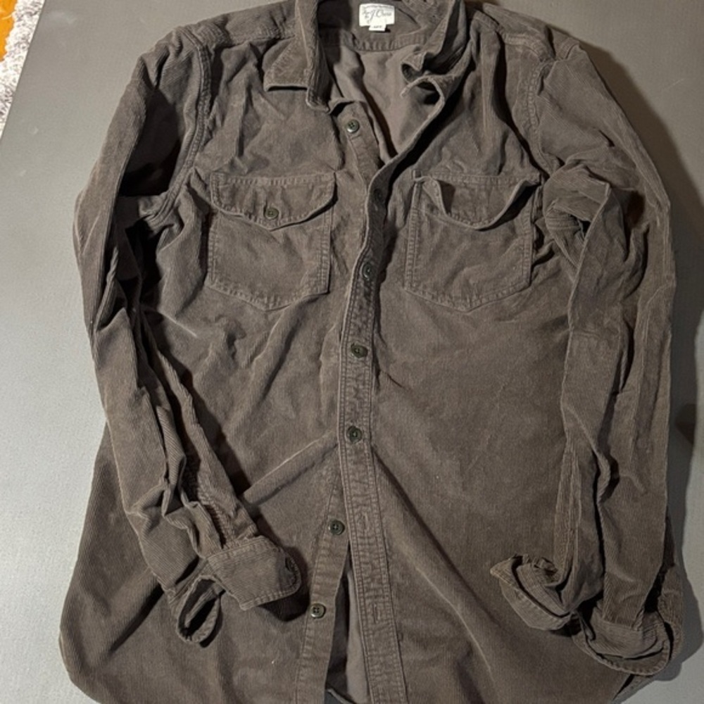 J. Crew Brown Corduroy Shirt Jacket